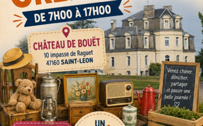 🛍️ Le grand vide-greniers de Bouët revient le 13 septembre !